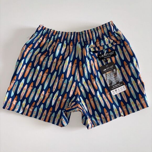 Two Left Feet Swimwear Men's Sz Small Swim Trunks Board Shorts Long Board Babes - Picture 9 of 14